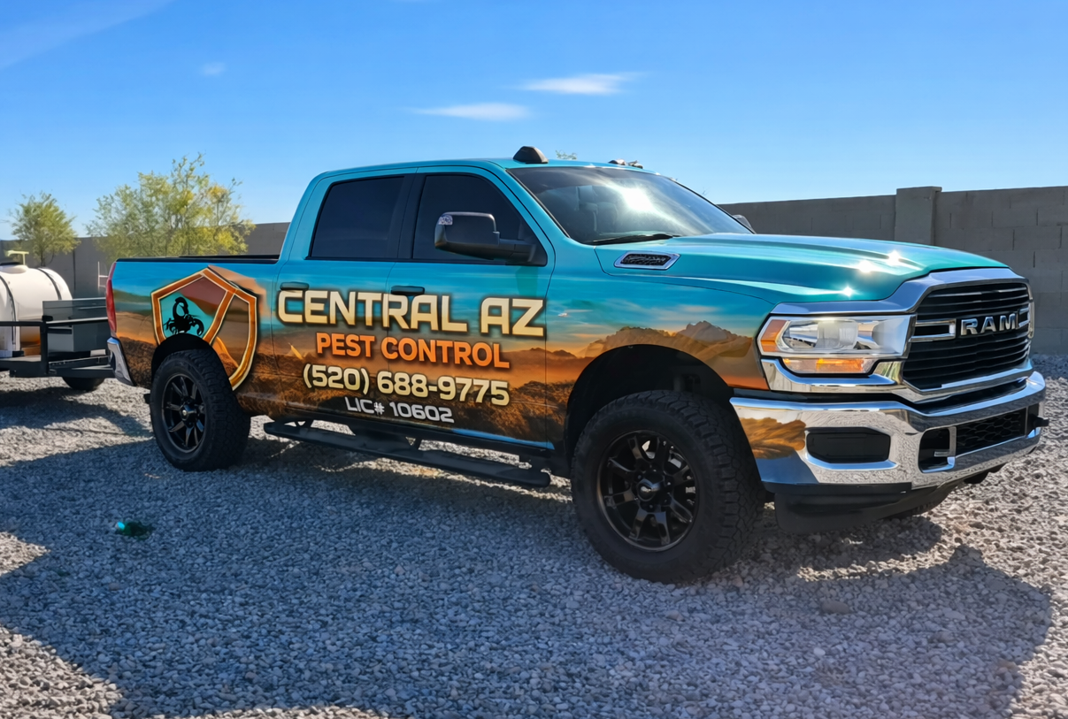 Central AZ Pest Control truck